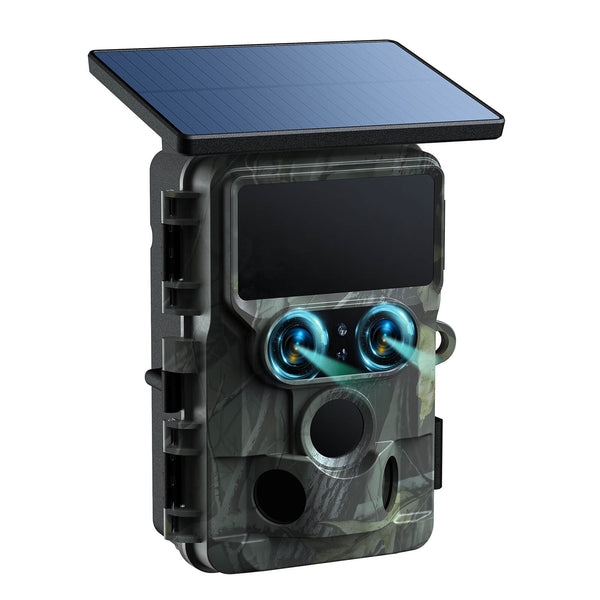 TOGUARD TC22 4K 60MP Solar Trail Camera, Starlight Night Vision for Wildlife Monitoring