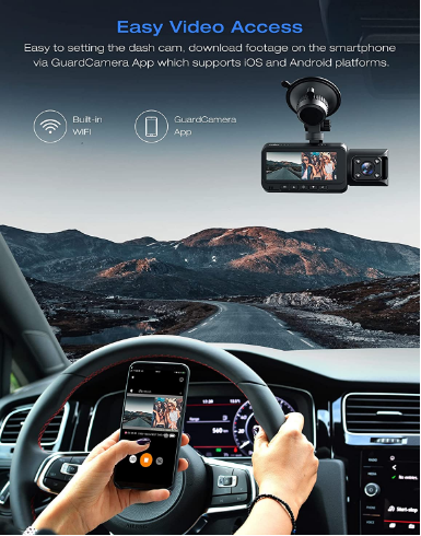 Car DVR WiFi GPS Dashcam 1080P HD Drive Video Recorder Dash Cam