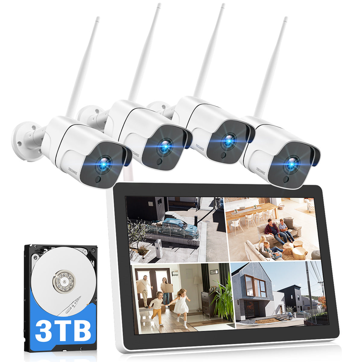Kit video surveillance wifi - Europ - Camera