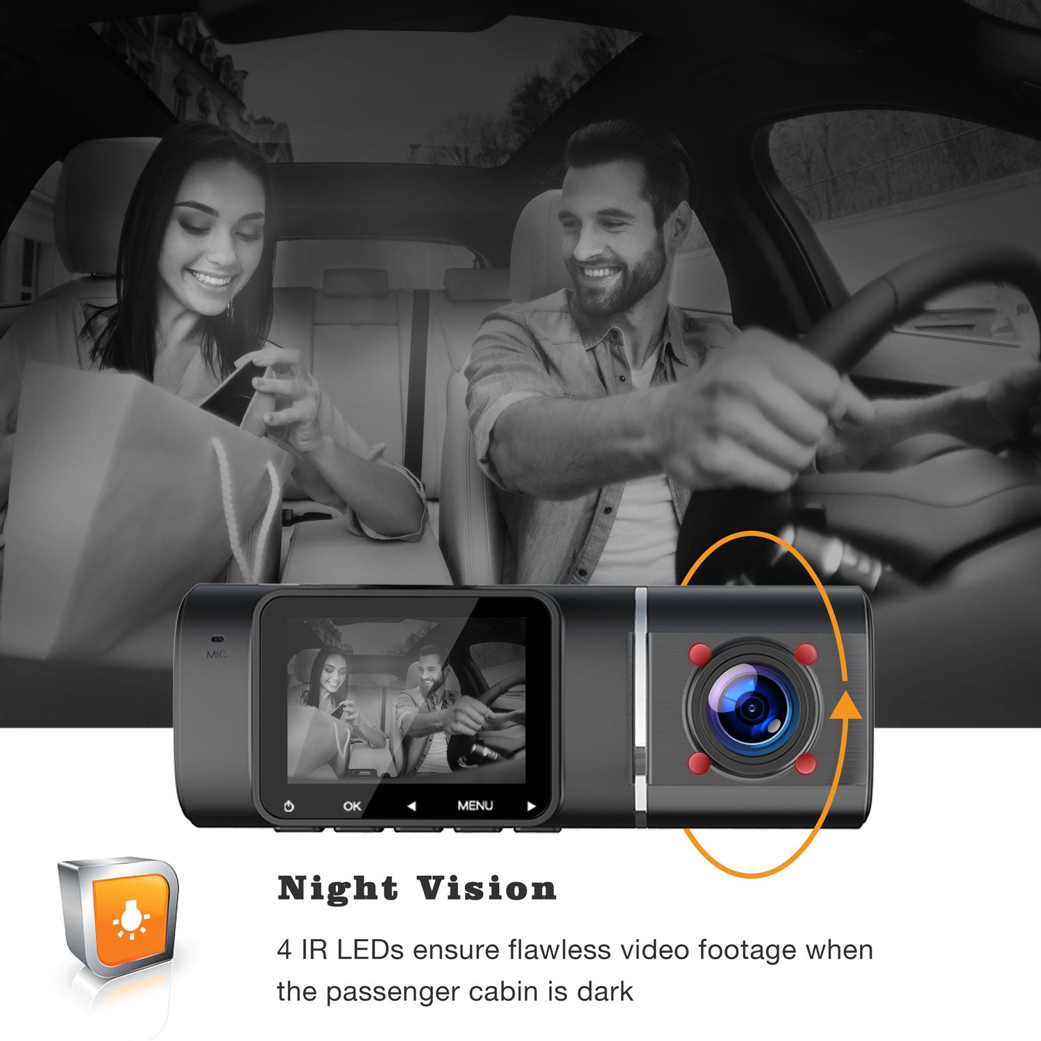 Buy Wholesale China New Design 4k Dual Lens Dash Cam Wifi Gps