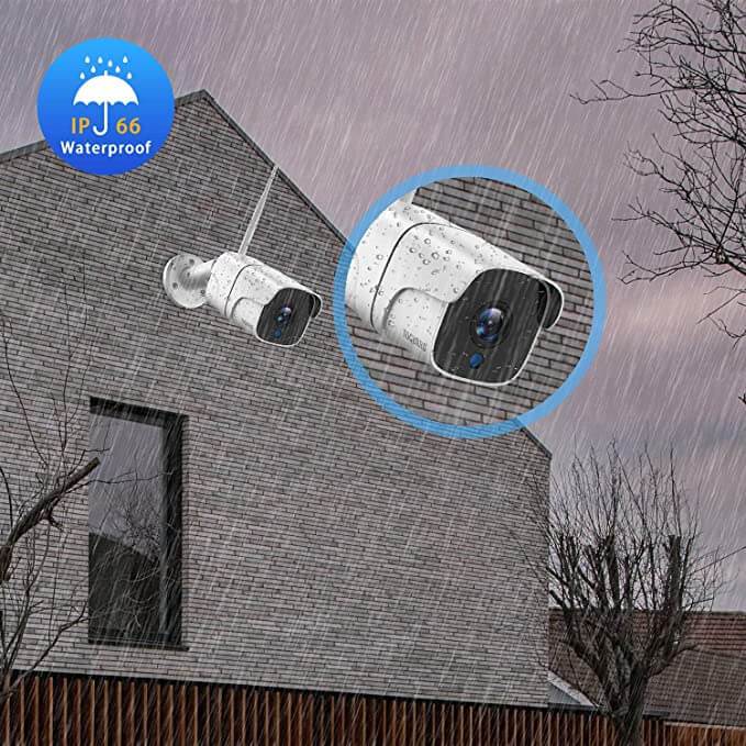 TOGUARD Kit Caméra de Surveillance exterieur Sans fil 1080P WiFi Camera avec  8CH Enregistreur NVR,surveillance à distance Plug&Play - Cdiscount Bricolage